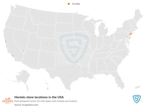 hermes locations in usa